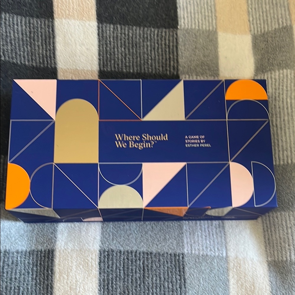 Esther Perel “Where Should We Begin?” Game - Like New / Never Used
